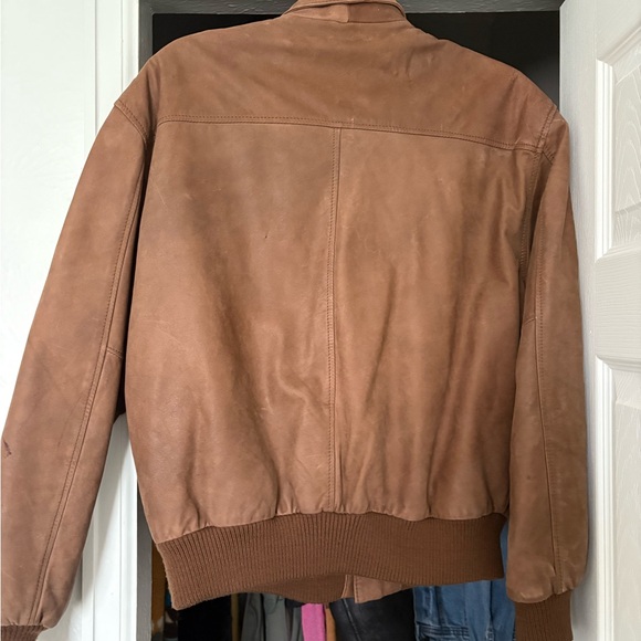 Vintage Brown Leather Jacket - Picture 7 of 11